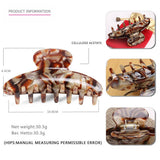 LARGE GRAB CLIP ACETATE SHARK CLIP HAIRPIN_CWAHA4327