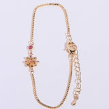 DECEMBER FLOWERBRACELET ZIRCON PENDANT BRACELET_CWAJE1617