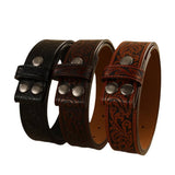 Vintage Embossed Distressed Western Belt_Cwmm3937