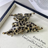 Vintage 3D Butterfly Hair Claw French Acetate Clip_Cwaha1335