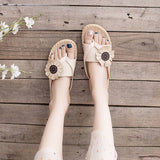 Sunflower Flip-Flops Non-Slip Slippers For Womens_Cwshs0676