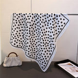Geometric Polka Dot Herringbone Silk Scarf_Cwasc03313