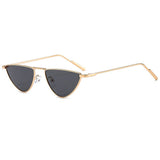 NEW TRIANGLE MINI FRAME CAT EYE SUNGLASSES_CWASG1187