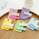 NEW WAVY PLAID HAIR CLIP SET OF 2_CWAHA1029