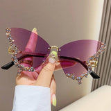 Vintage Rhinestone Butterfly Sunglasses_Cwasg0205