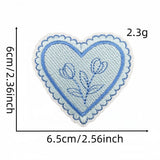CARTOON EMBROIDERY BLUE SERIES CLOTH PATCH_CWMM4066