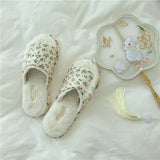 QIPAO BUTTONED WINTER OPEN TOE HOME SLIPPERS_CWMM2988