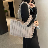 Winter Fashionable All-Match Fur Ball Shoulder Bag_Cwab3986