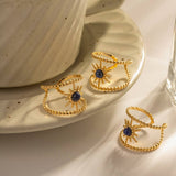 DOUBLE ROW INLAY NON FADING RING_CWAJE1388