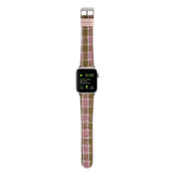 IWATCH8 1 PLUSH CHECKERED LEATHER STRAP_CWWW0049