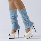 Warm Ballet Leggings High Elastic Stacked Socks_Cwms0748