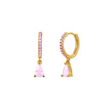 LIGHT LUXURY TEARDROP DIAMOND FRENCH EARRINGS_CWAJE1718