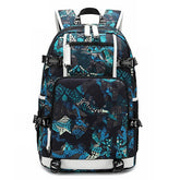 BOYS BACKPACKS FOR SCHOOL WATERPROOF PRINTED_CWAB5391