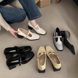 SILVER MARY JANE SHOES WOMEN CHUNKY HEEL_CWSHF0146