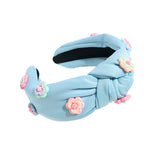 FRESH FLOWER WIDE KNOTTED HEADBAND_CWAHA2304