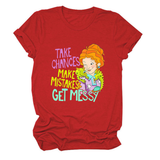 POSITIVE MESSAGE TEE TAKE CHANCES PRINT_CWTTS1484
