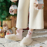 PLUSH MIDDLE TUBE CHRISTMAS SOCKS GIFT BOX_CWMS0768