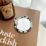 CUTE ANIMAL ACETATE MINI MAKEUP MIRROR PORTABLE_CWMM6391