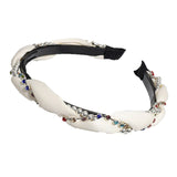 FASHION CROSS RHINESTONE BEADS HEADBAND_CWAHA2212