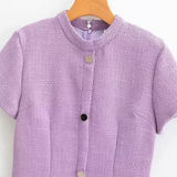 Womens French Chic Short Sl Ve Dress_Cwdmd5822