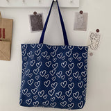 SIMPLE LOVE LAZY STYLE STUDENT CANVAS BAG_CWAB2152