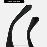 CAT EYE PC RAINBOW COLOR PERSONALIZED FLAT GLASSES_CWASG0247