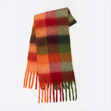 Rainbow Tassel Faux Cashmere Scarf For Winter_Cwasc2360
