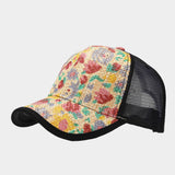 STYLISH FLORAL STRAW CAP UNISEX SUMMER SUN HAT CWAH1576