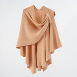 SOLID COLOR SPRING THIN WINDPROOF SHAWL WITH BARS_CWMM2083