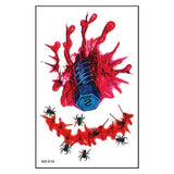 HALLOWEEN SCAR TATTOOS BLOODY WOUND STICKERS_CWMM8377