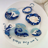 MERMAID PLANET HAIR CLAW DREAMY CUTE GIRL CLIP_CWAHA1339