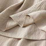 HIGH WAIST A LINE LOOSE FIT FLOWY MIDI SKIRT_CWBMS0332