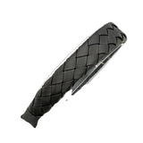 ELEGANT SOLID PU WOVEN DIAMOND HEADBAND_CWAHA6321
