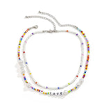 CREATIVECOLOR SPECIAL SHAPED LETTER NECKLACE_CWAJE1494