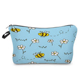 CUTE HARD WORKING BEE PRINTED COSMETIC BAG_CWAB2269