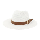 BEACH SUMMER CASUAL STRAW PANAMA HAT_CWAH059 B20223