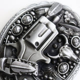 MILITARY THEMED BELT BUCKLE VINTAGE BELT BUCKLE_CWABE0426