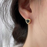 Valentines Day Retro High-End Heart Earrings