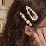 6PCS BOW FAUX PEARL DEARL DECOR HAIR CLIP_CWAHA0158