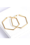 18K Gold Plated Stainless Steel Earrings_Cwaje0403