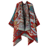 THICKENED CASHMERE SHAWL AND LONG CAPE_CWASC2140
