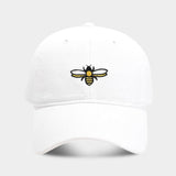 BEE EMBROIDERY BASEBALL CAP OUTDOOR SUN HAT CWAH2020