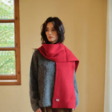 100% WOOL KNITTED STRIPED SCARF SOFT WARM_CWASC2305