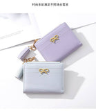 Minimalist Bow Zipper 2-Fold Wallet_Cwab06261