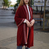 MULTI USE WOOL WRAP SHAWL SCARF BLANKET_CWASC2708