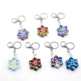 COLORFUL CRYSTAL FLOWER KEYCHAIN_CWMM1566