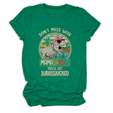 STYLISH WOMENS TEE DONT MESS WITH PRINT_CWTTS1524
