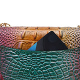 Women Multi-Color Crocodile Pattern Shoulder Bag_Cwab2596
