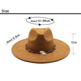 RETRO ETHNIC STYLE TASSEL SUEDE HAT WOOLEN JAZZ HAT_CWAH2524