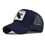 SUMMER NEW ANIMAL EMBROIDERED MESH TRUCKER HAT_CWAH1361